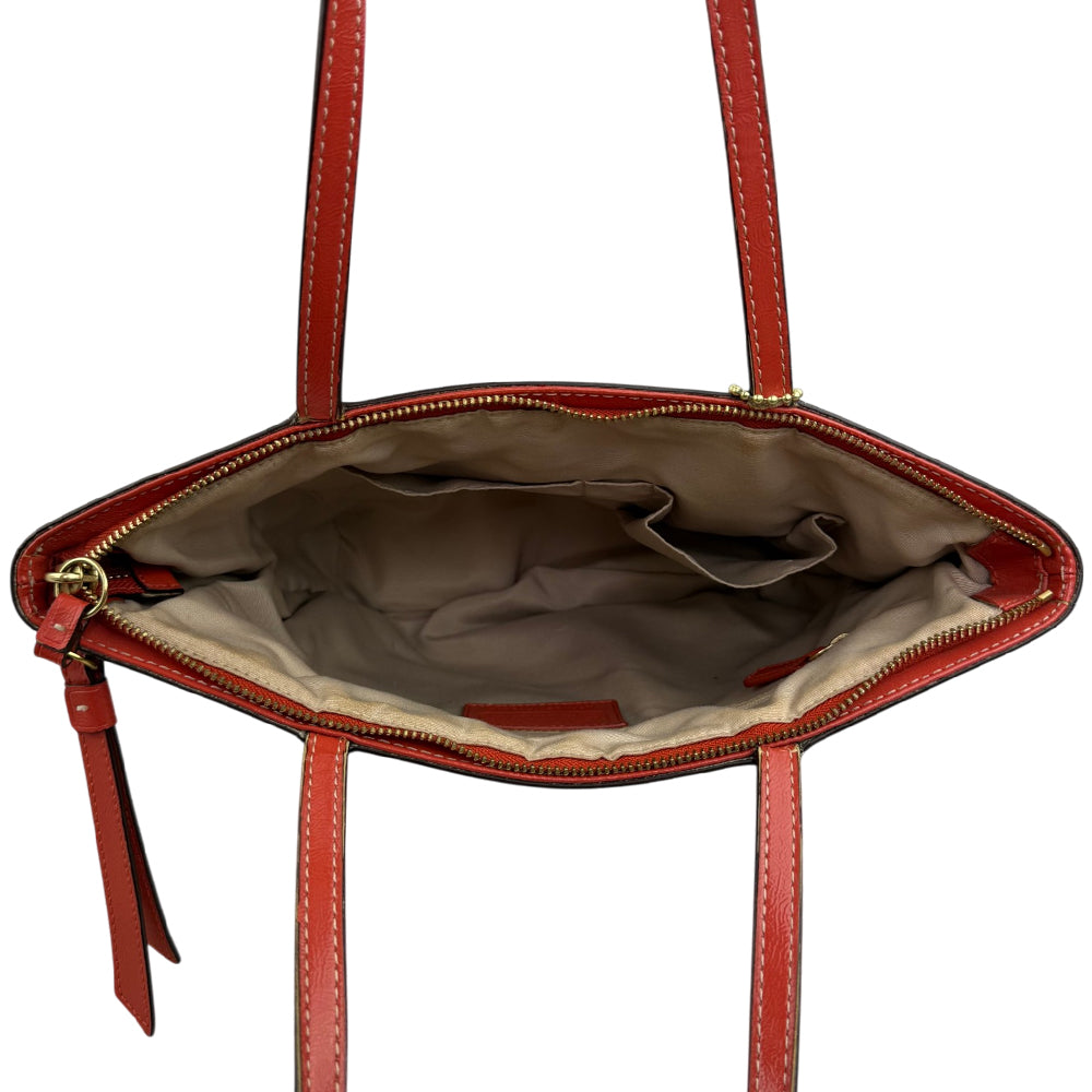 COACH Signature Canvas Brown Tote Bag LHQ1889