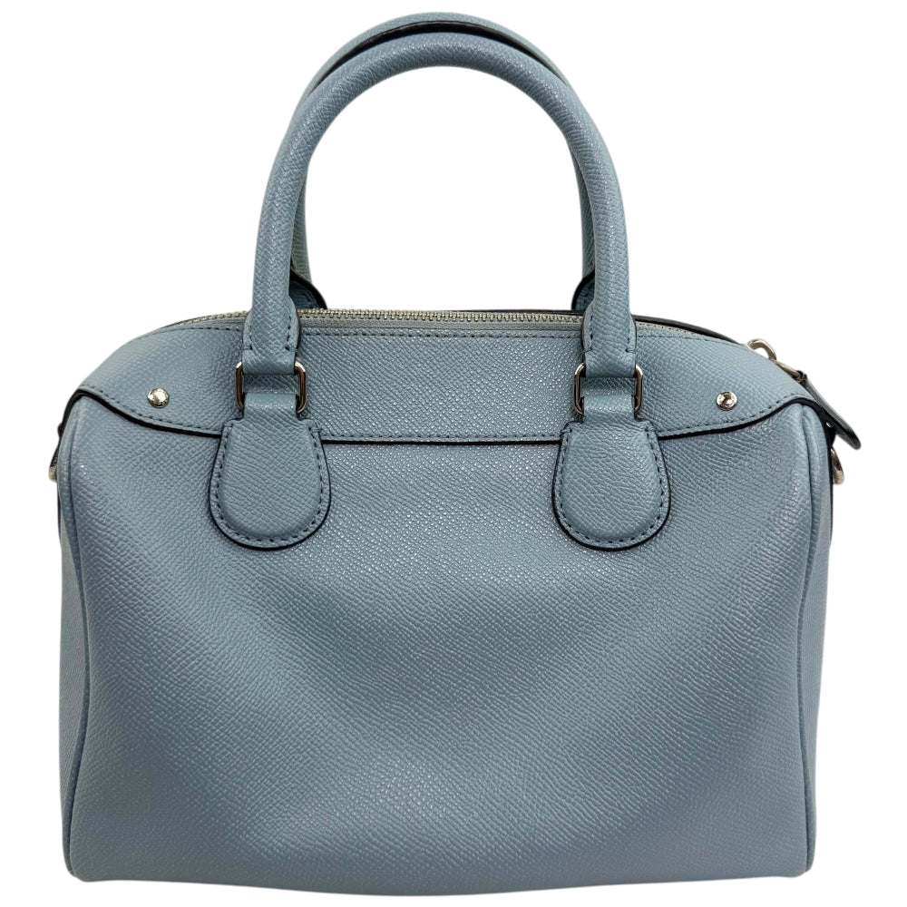 COACH Mini Bennet Blue Leather 2 Way Crossbody Hand Bag LHQ1901