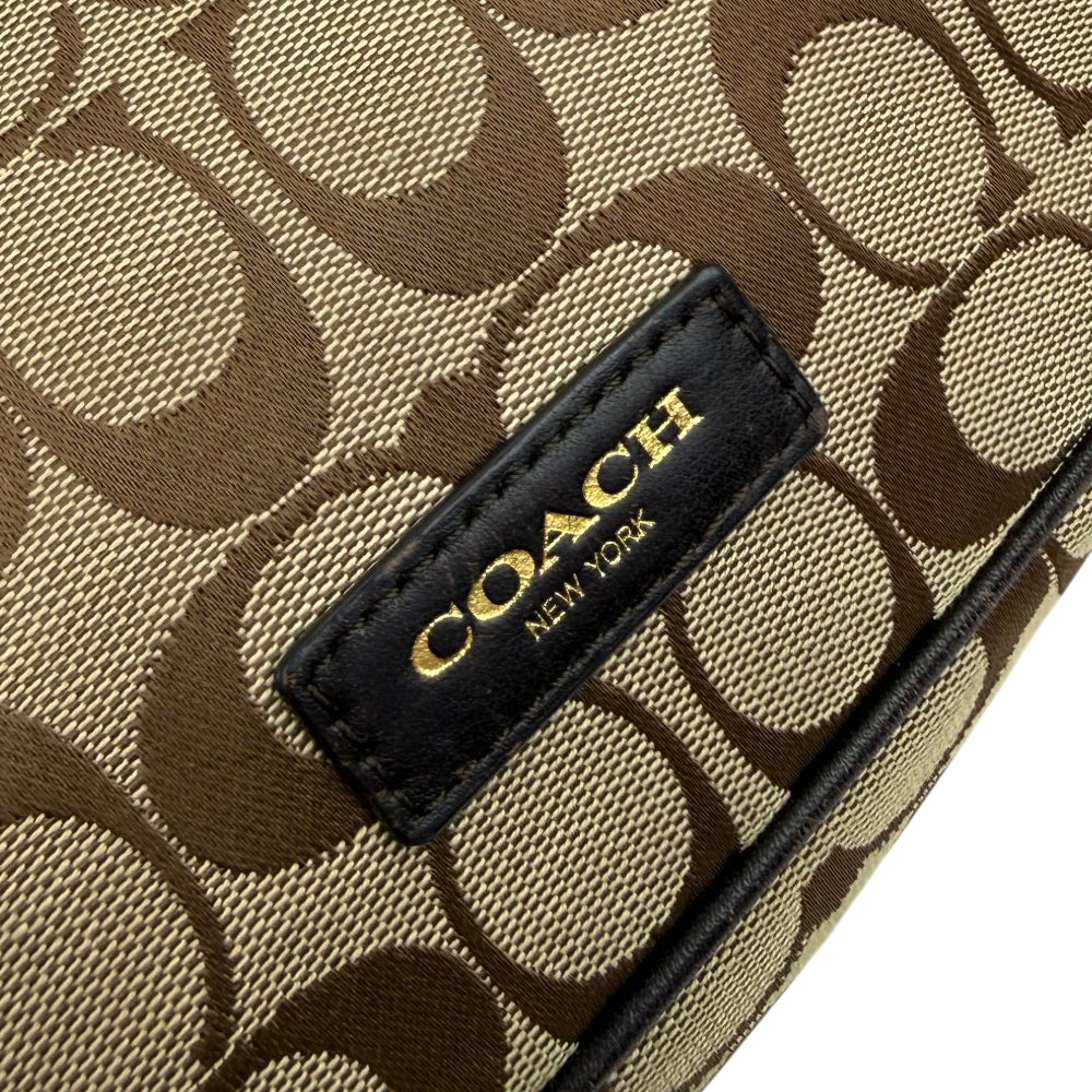 COACH Signature Canvas Tassel Shoulder Bag LHQ1916