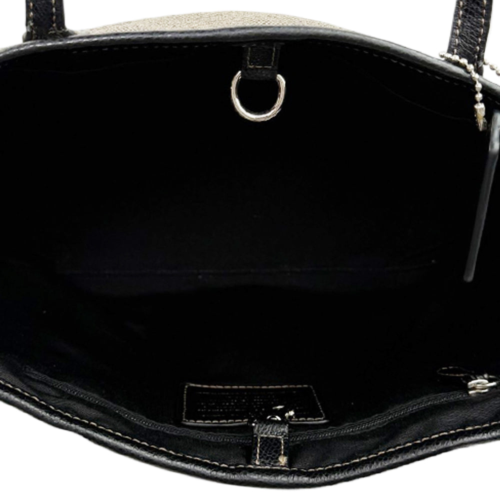 COACH 'Horse & Carriage' City Grey Canvas Tote Shoulder Bag LHQ1917
