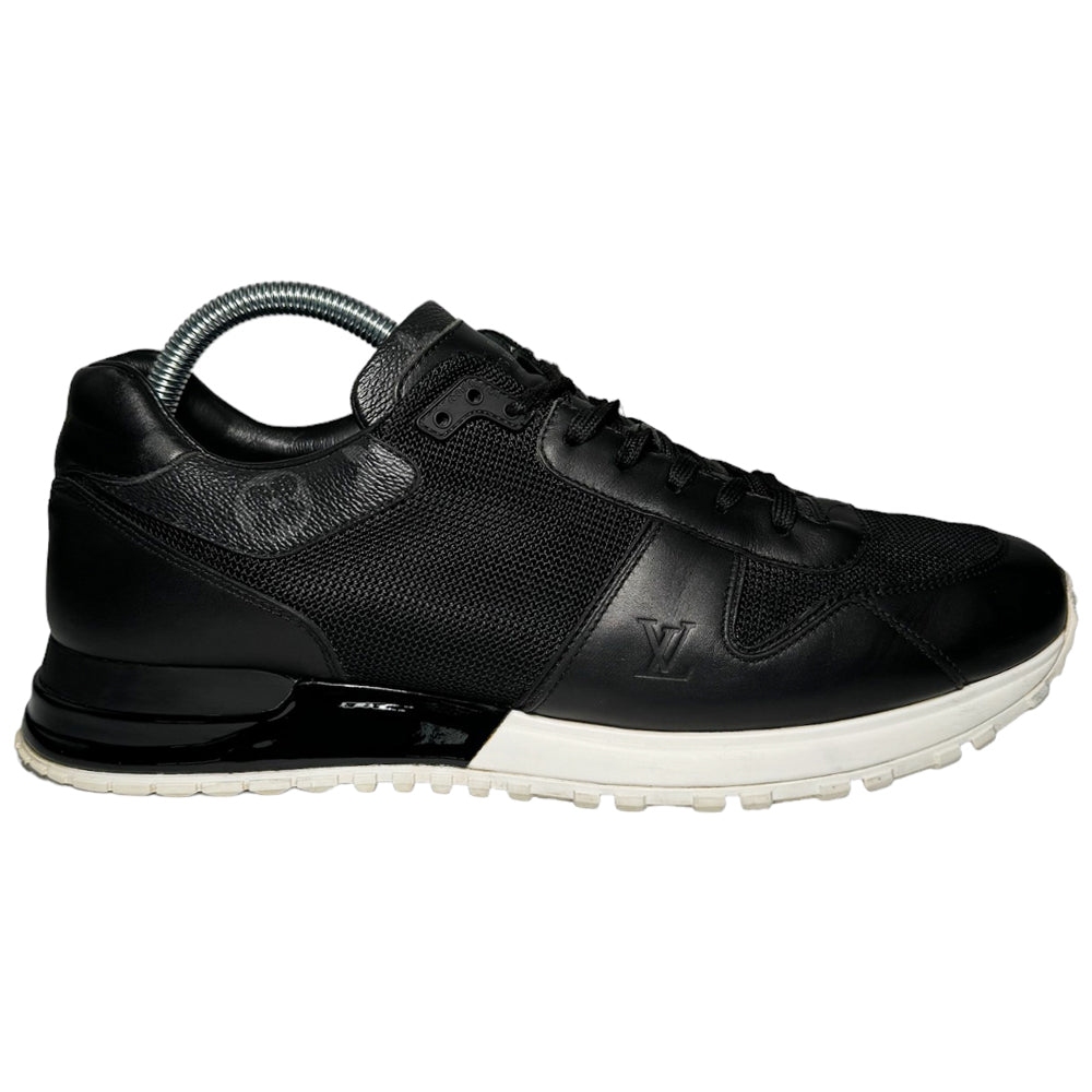 LOUIS VUITTON Negro Run Away Zapatillas Tamaño 7.5 UK LHQ192