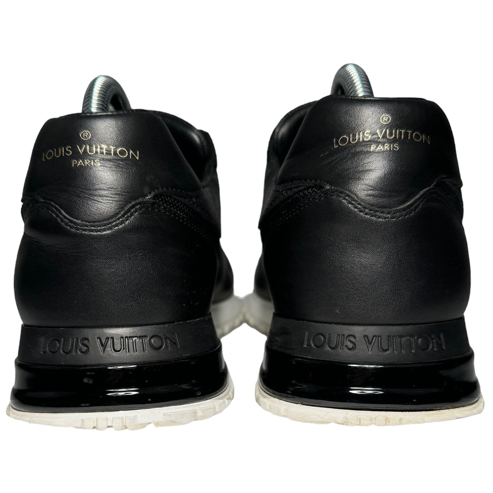 LOUIS VUITTON Black Run Away Trainers Size 7.5 UK LHQ192