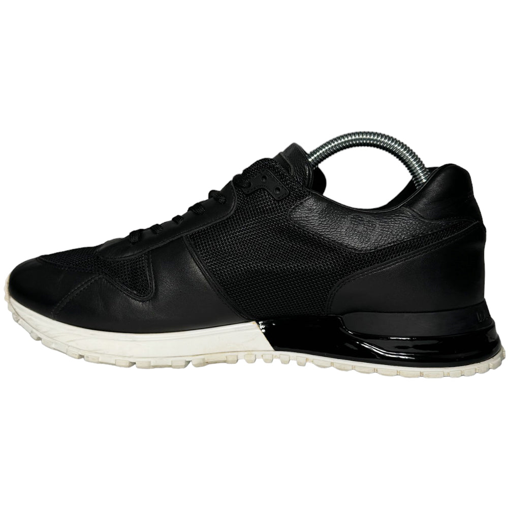 LOUIS VUITTON Noir Run Away Trainers Size 7.5 UK LHQ192