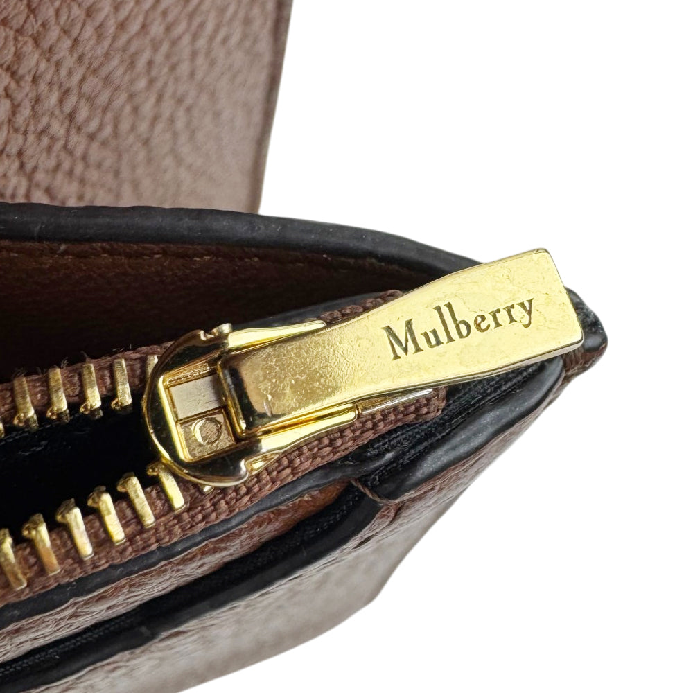 MULBERRY Darley Brown Leather Shoulder Bag LHQ1925