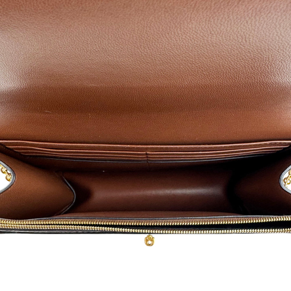 MULBERRY Darley Brown Leather Shoulder Bag LHQ1925