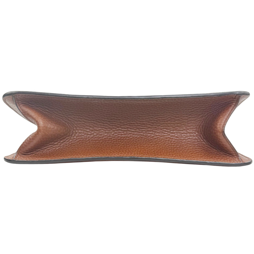MULBERRY Darley Brown Leather Shoulder Bag LHQ1925