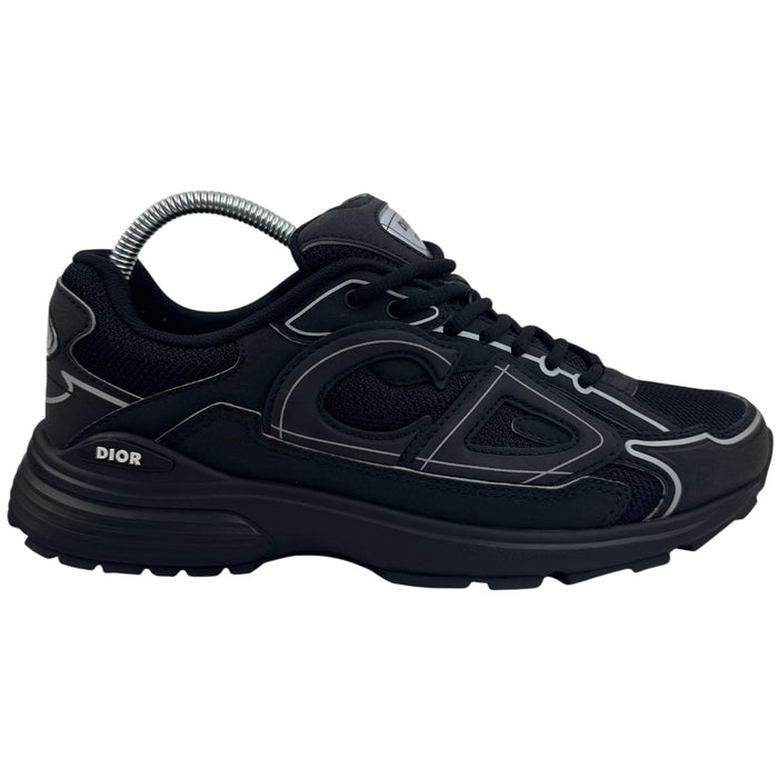 CHRISTIAN DIOR B30 Black Trainers Size 7.5 UK LHQ1927