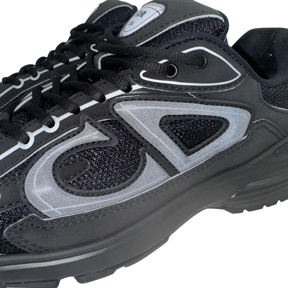 CHRISTIAN DIOR B30 Black Trainers Size 7.5 UK LHQ1927