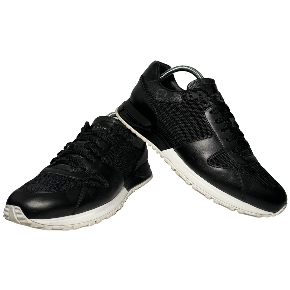 LOUIS VUITTON Negro Run Away Zapatillas Talla 9 UK LHQ193