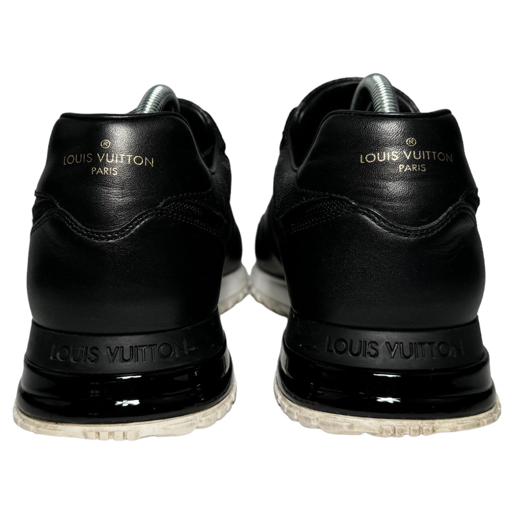 LOUIS VUITTON Black Run Away Trainers Size 9 UK LHQ193