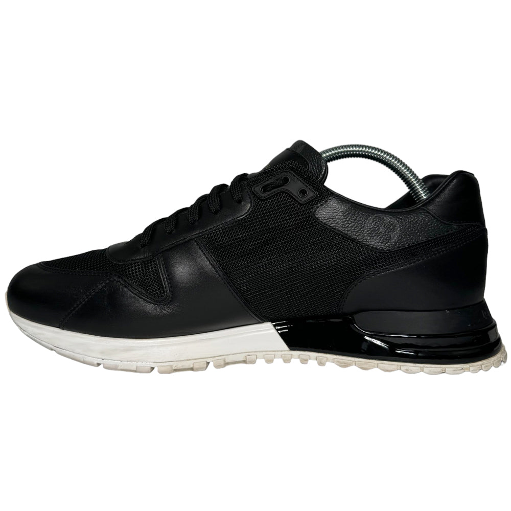 LOUIS VUITTON Noir Run Away Trainers Size 9 UK LHQ193