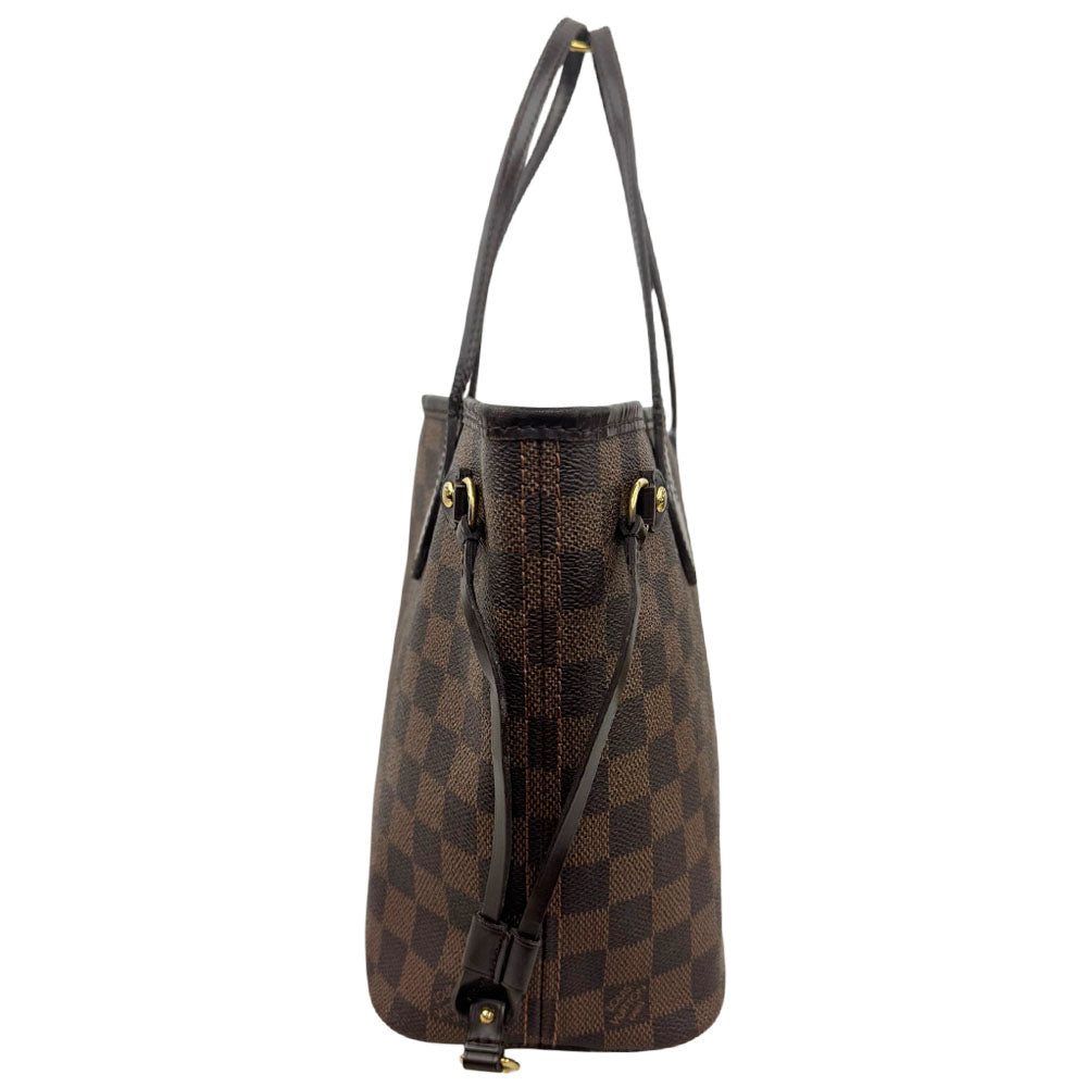 LOUIS VUITTON Neverfull PM Damier Ebene Shoulder Bag LHQ1936