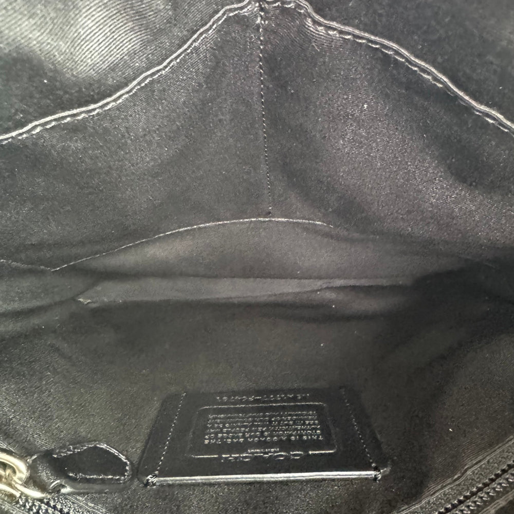 COACH Bowery Black Signature Crossbody Bag LHQ1950
