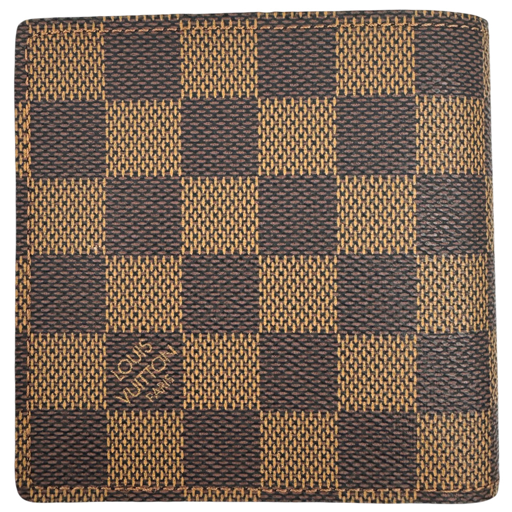 LOUIS VUITTON Damier Ebene Marco Wallet LHQ1951