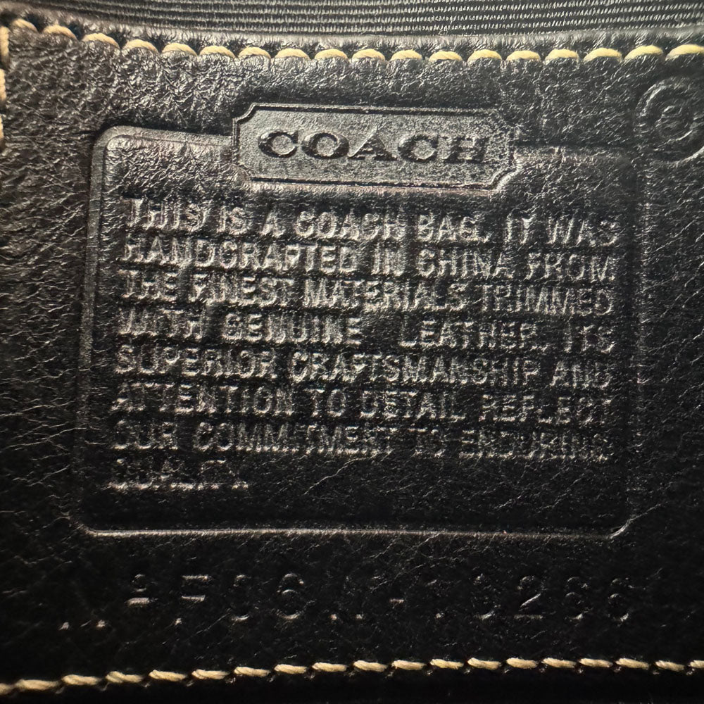 COACH Signature Stripe Python Print Crossbody Bag LHQ1958