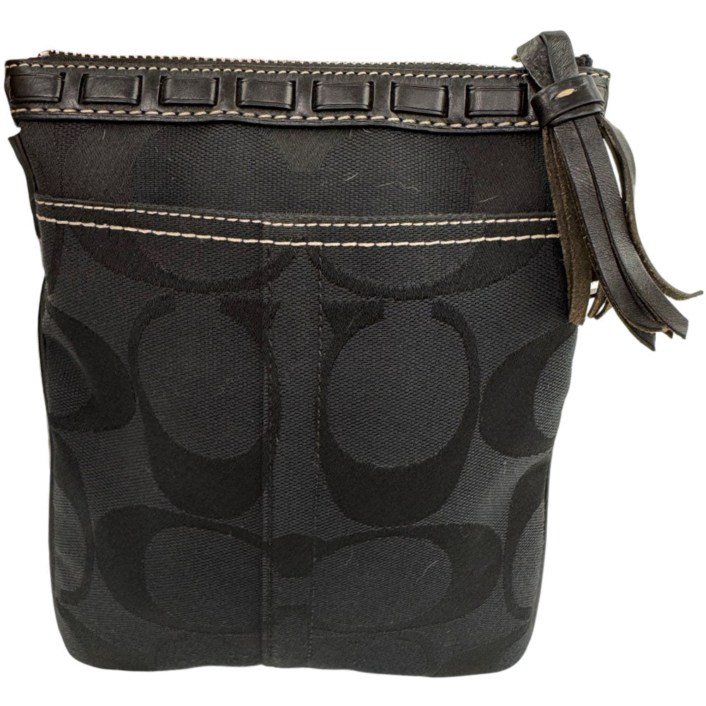 COACH Signature Stripe Python Print Crossbody Bag LHQ1958