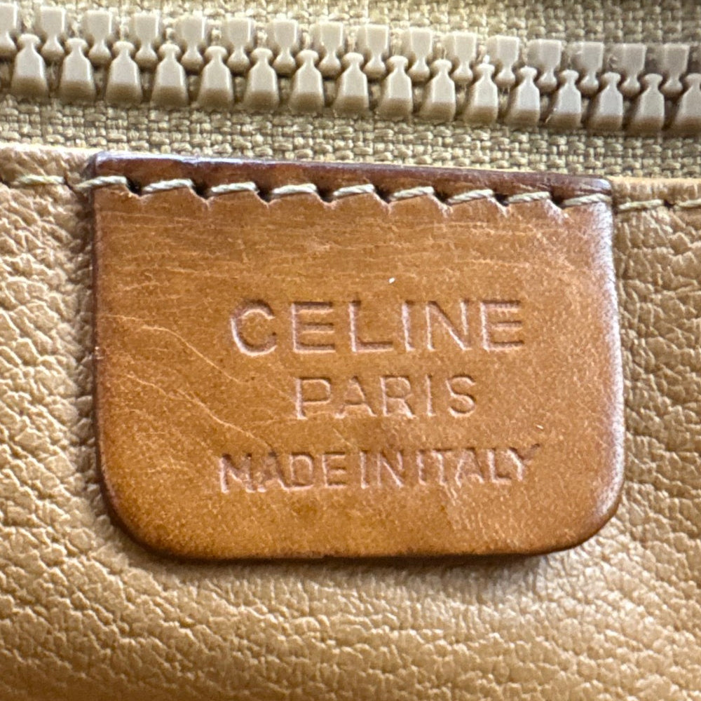 CELINE Macadam Brown Clutch Pouch LHQ1971
