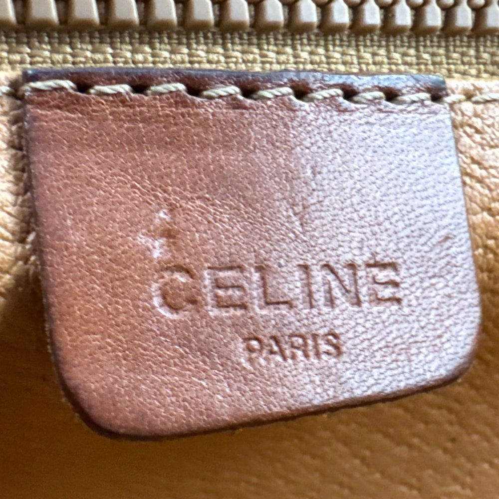 CELINE Macadam Light Brown Clutch Pouch LHQ1972