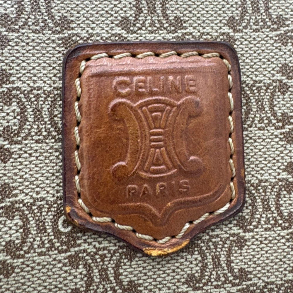 CELINE Macadam Light Brown Clutch Pouch LHQ1972