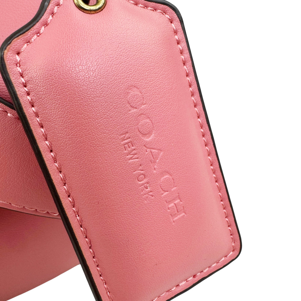 COACH Pillow Tabby 26 Pink Leather Shoulder Bag LHQ1974