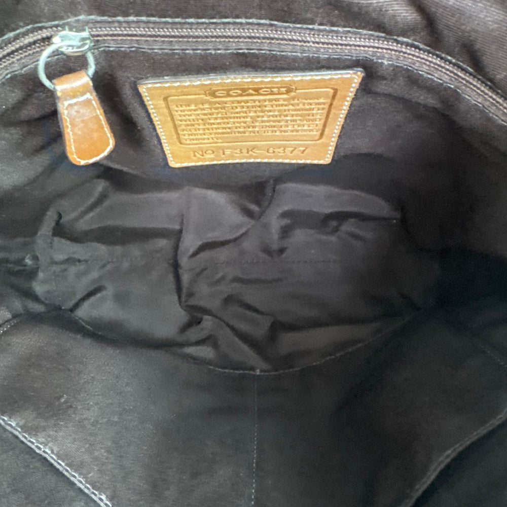 COACH Brown Signature Soho Hobo Shoulder Bag LHQ1979