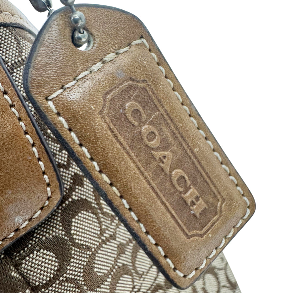 COACH Brown Signature Soho Hobo Shoulder Bag LHQ1979
