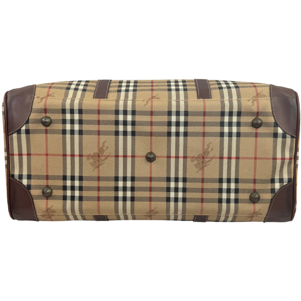 BURBERRY Nova Check Duffle/Boston Bag LHQ1982