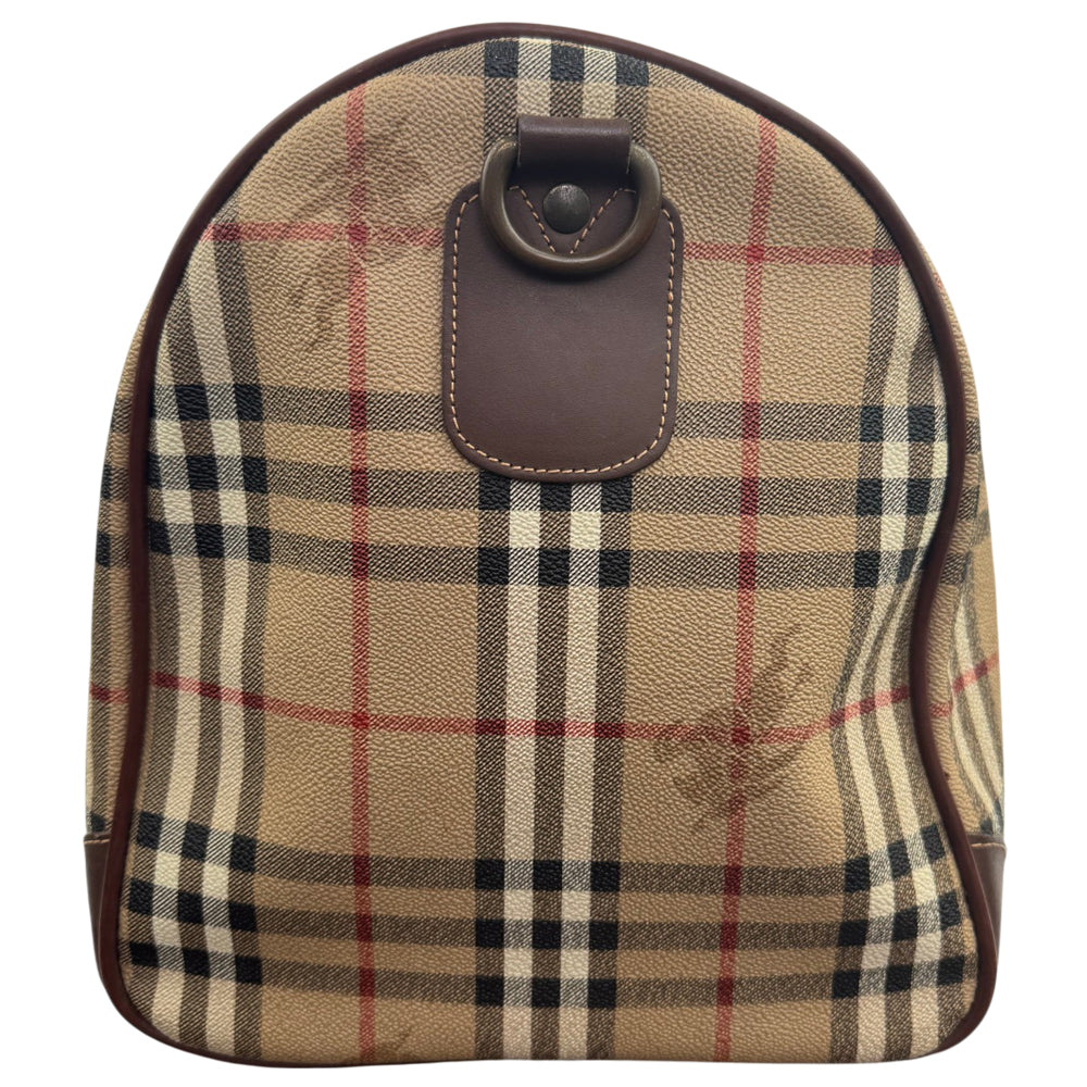 BURBERRY Nova Check Duffle/Boston Bag LHQ1982