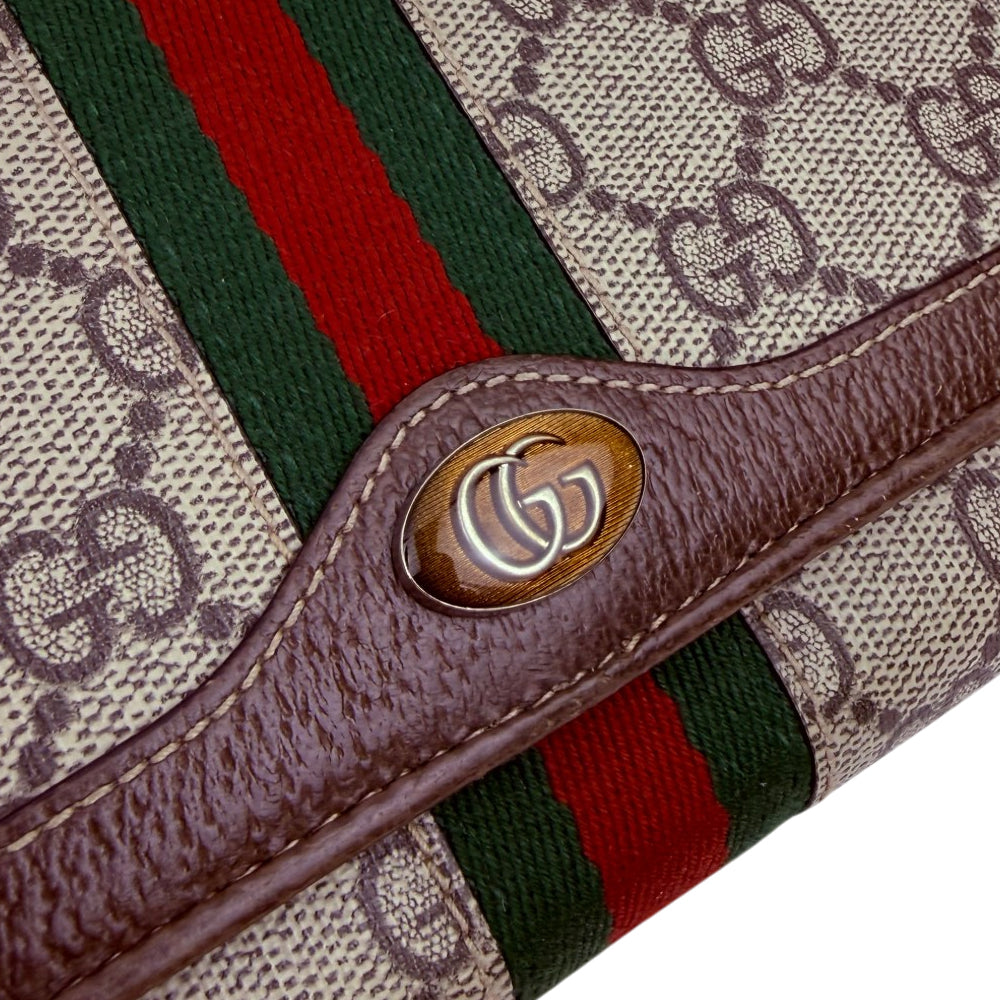 GUCCI GG Sherry Line Purse Wallet LHQ1985