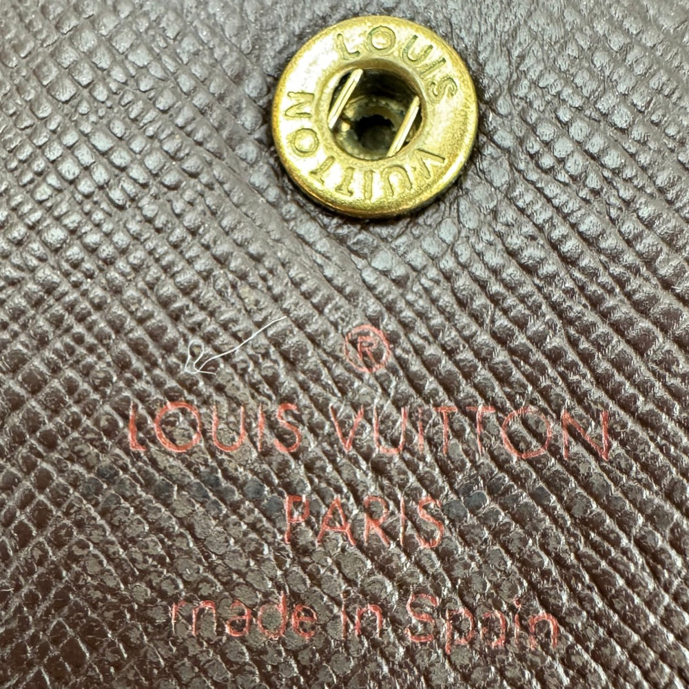 LOUIS VUITTON Damier Ebene Sarah Purse Wallet LHQ1986