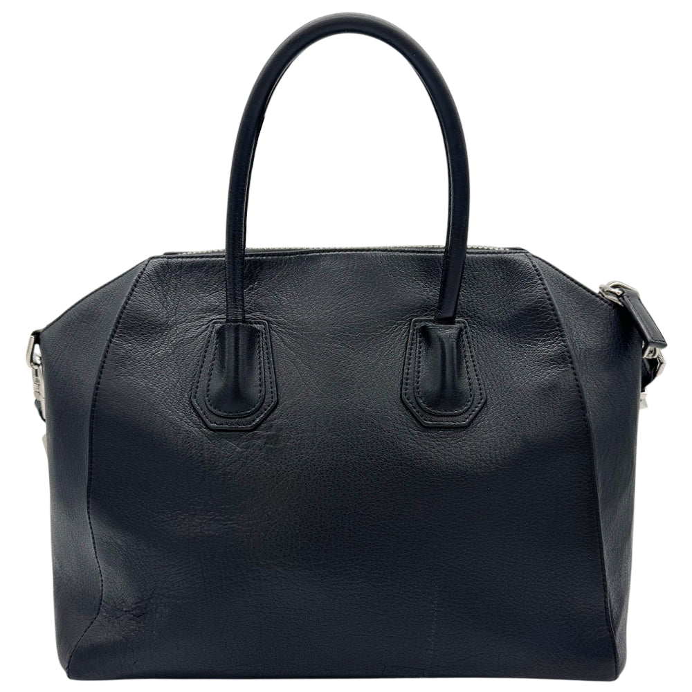 GIVENCHY Antigona Medium Black Leather Shoulder Bag LHQ1994