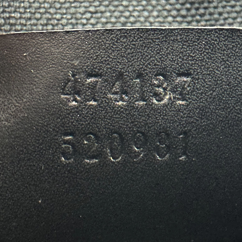 GUCCI Large GG Black Supreme Canvas Crossbody Shoulder Bag LHQ1997