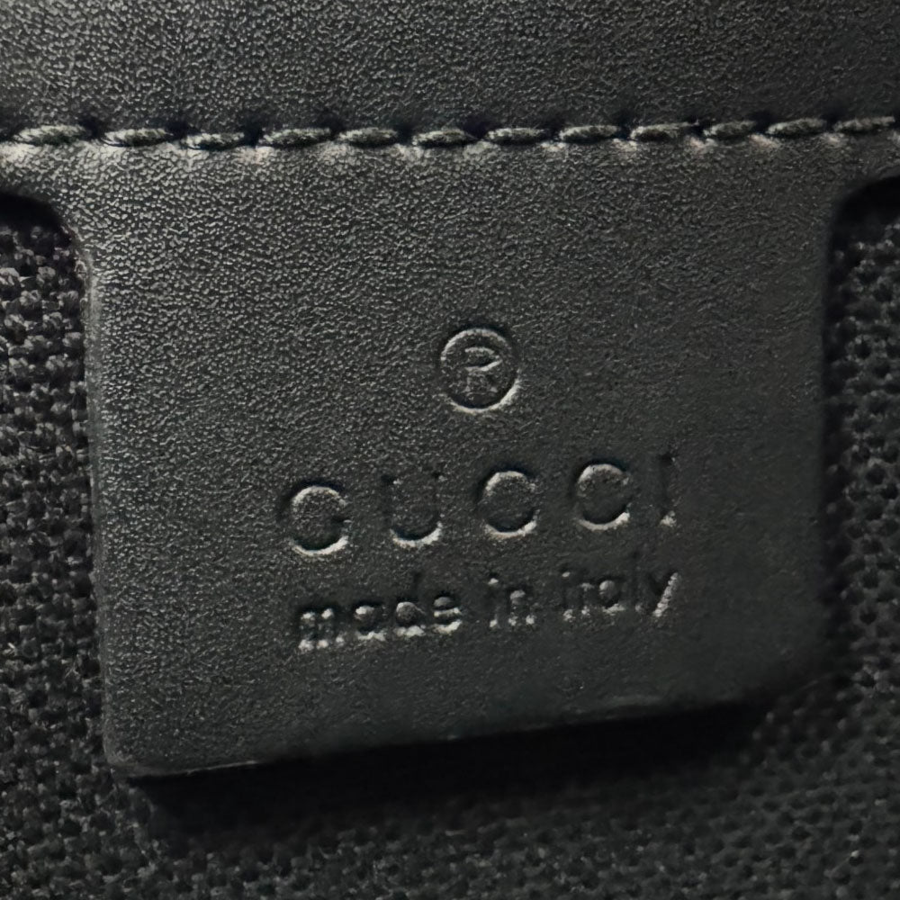 GUCCI Large GG Black Supreme Canvas Crossbody Shoulder Bag LHQ1997