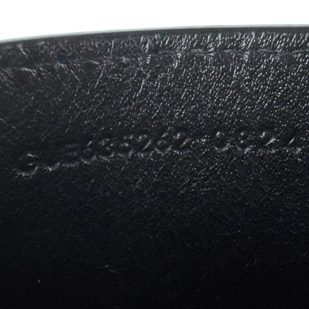 SAINT LAURENT Black Leather Card Holder LHQ1998