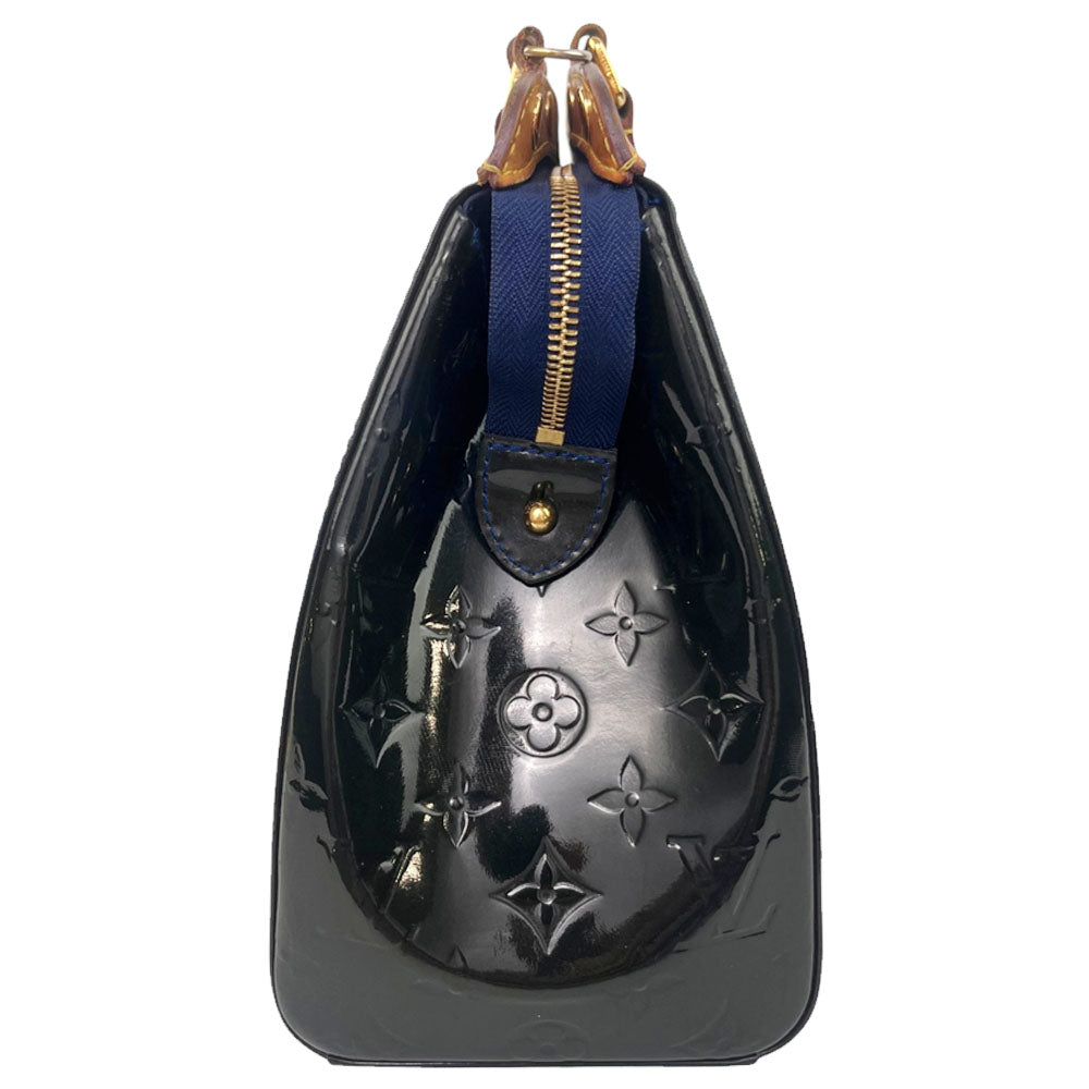 LOUIS VUITTON Vert Tonic Vernis Empreinte Monogram Brea MM Shoulder Bag LHQ1999