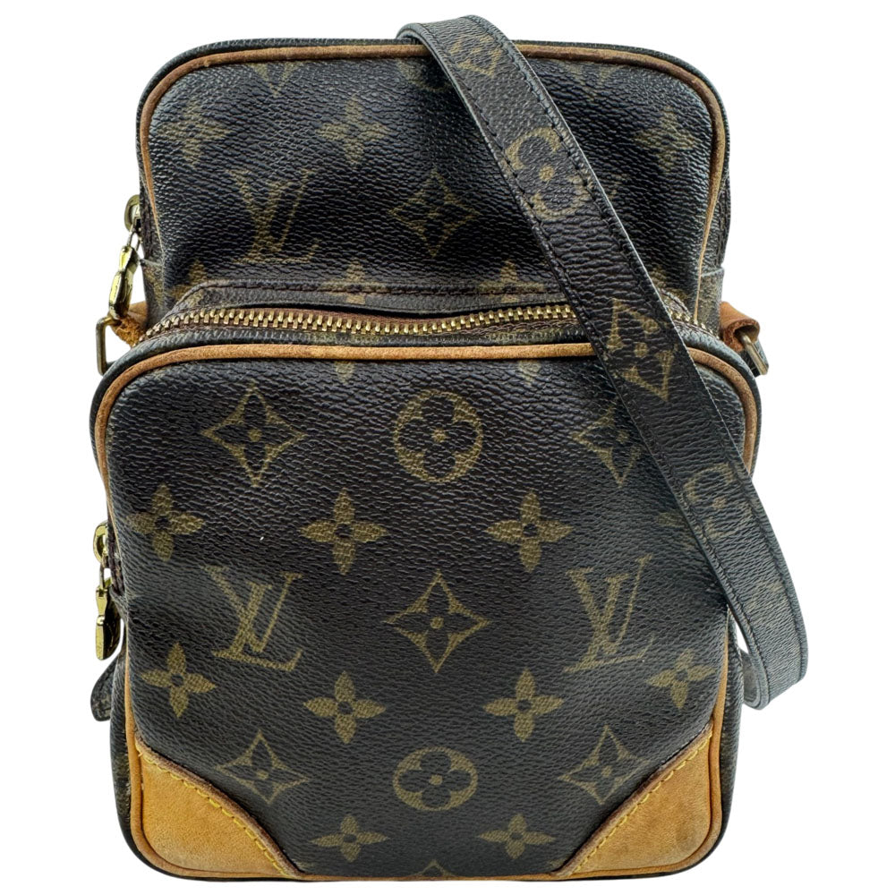 LOUIS VUITTON Amazon Brown Monogram Crossbody Shoulder Bag LHQ2000