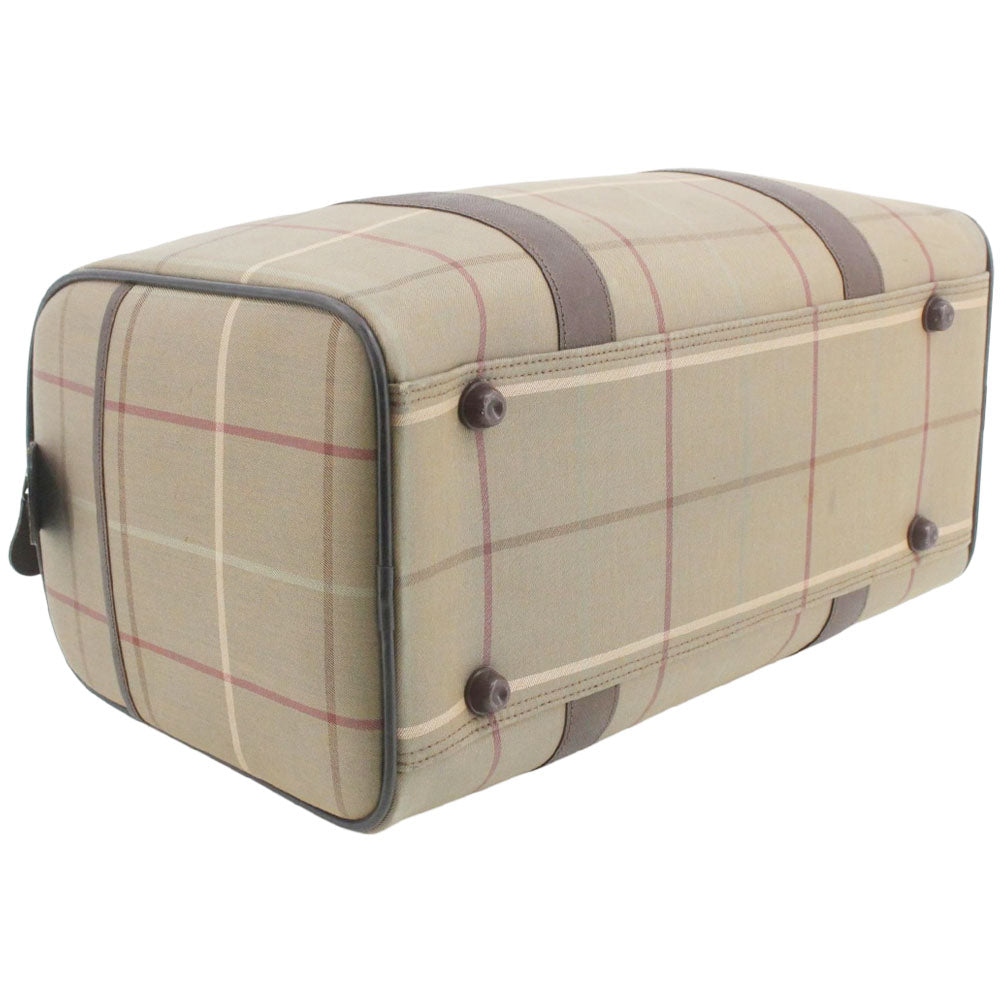 BURBERRY Check Duffle/Boston Bag LHQ2001