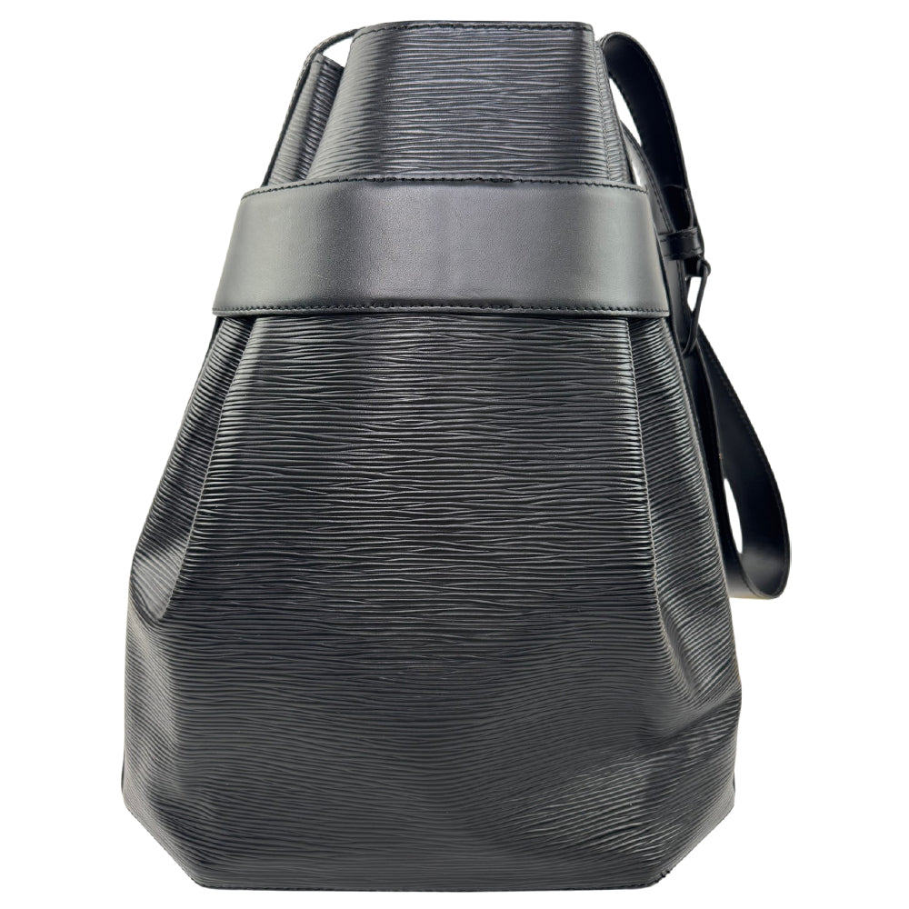 LOUIS VUITTON Sac D'Epaule Black Epi Leather Shoulder Bag LHQ2003