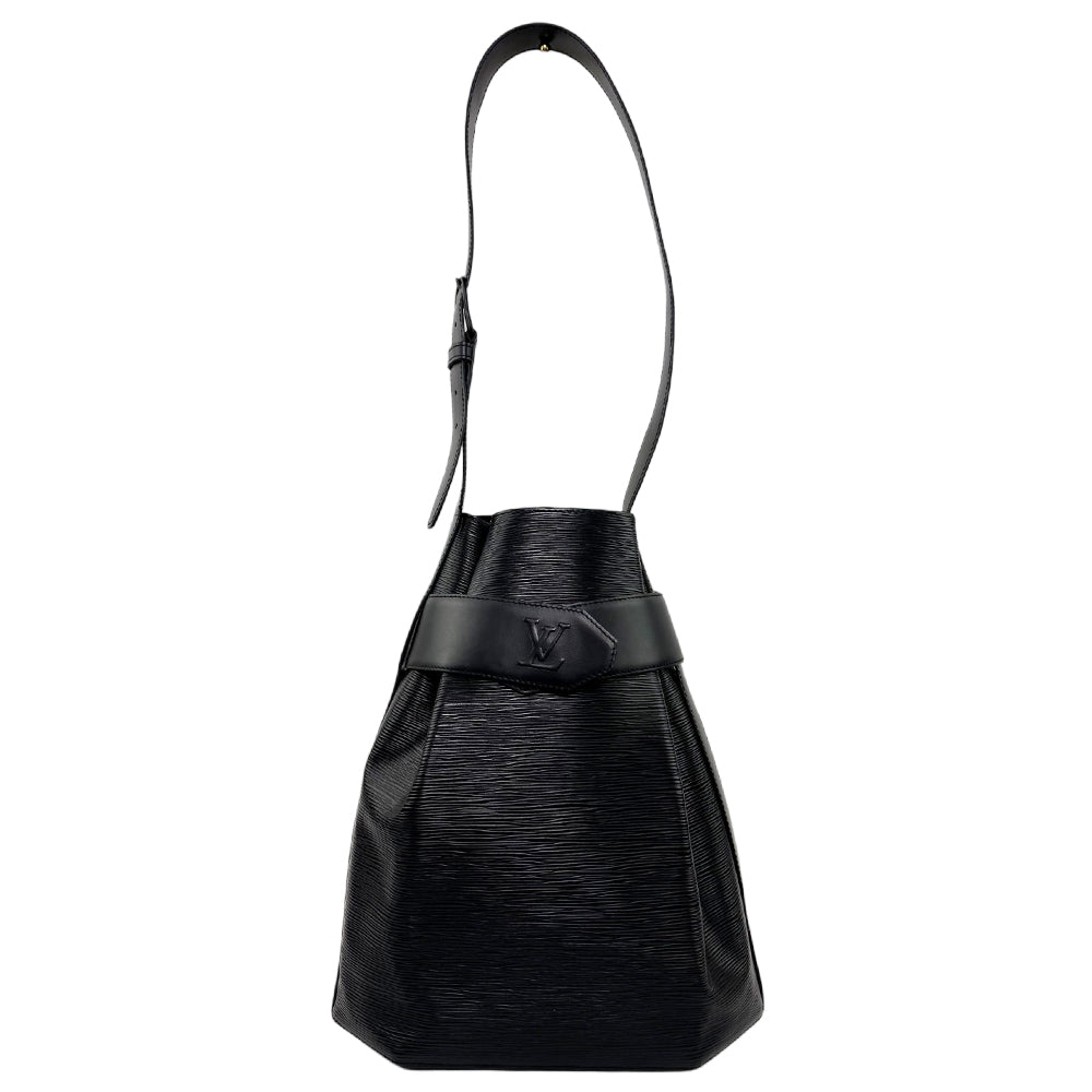 LOUIS VUITTON Sac D'Epaule Black Epi Leather Shoulder Bag LHQ2003