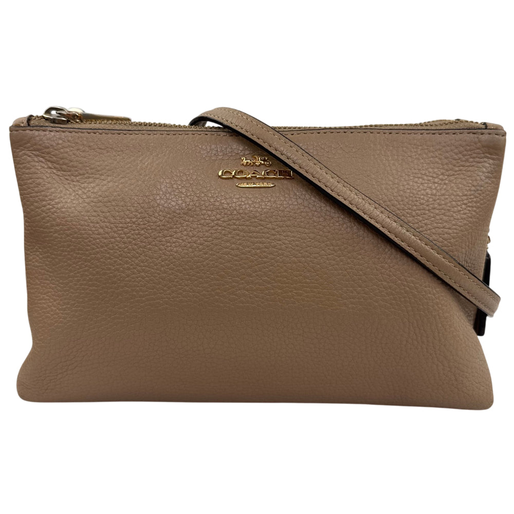 COACH Brown Leather Crossbody Bag LHQ2011