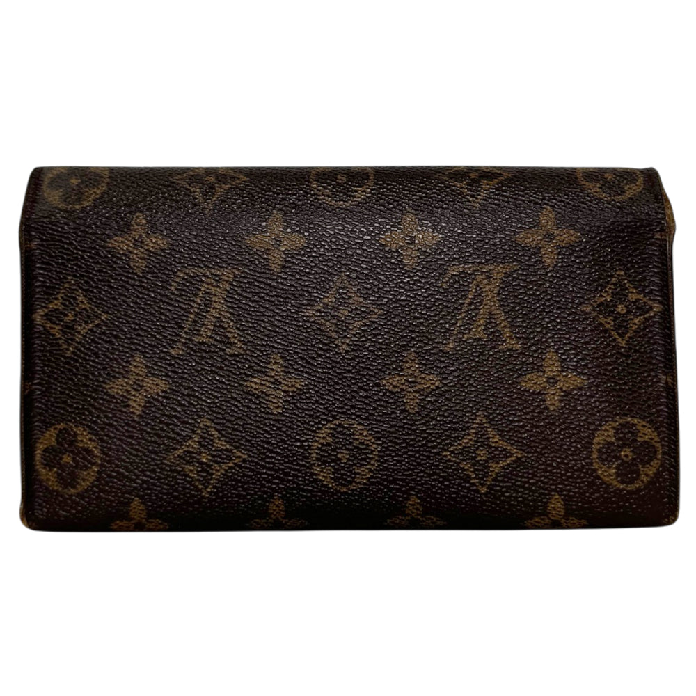 LOUIS VUITTON Monogram Sarah Long Purse LHQ2019