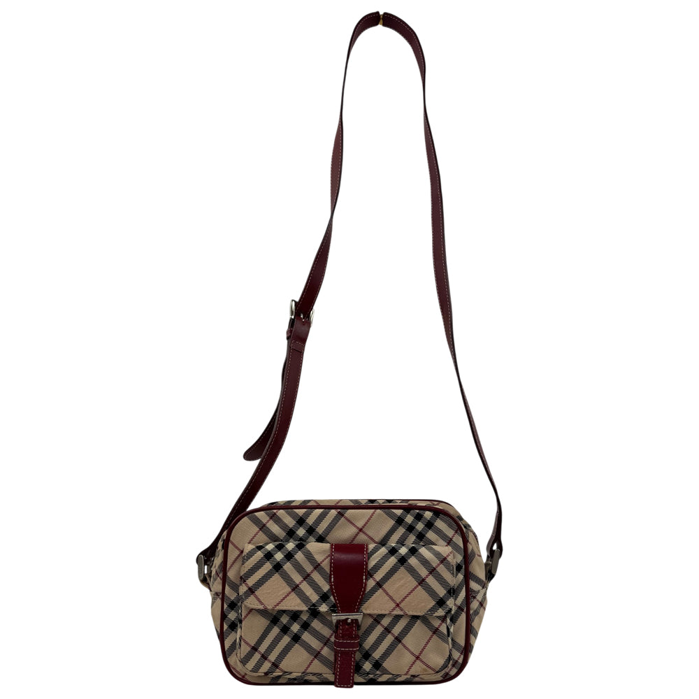 BURBERRY Blue Label Nova Check Shoulder Crossbody Bag LHQ2026
