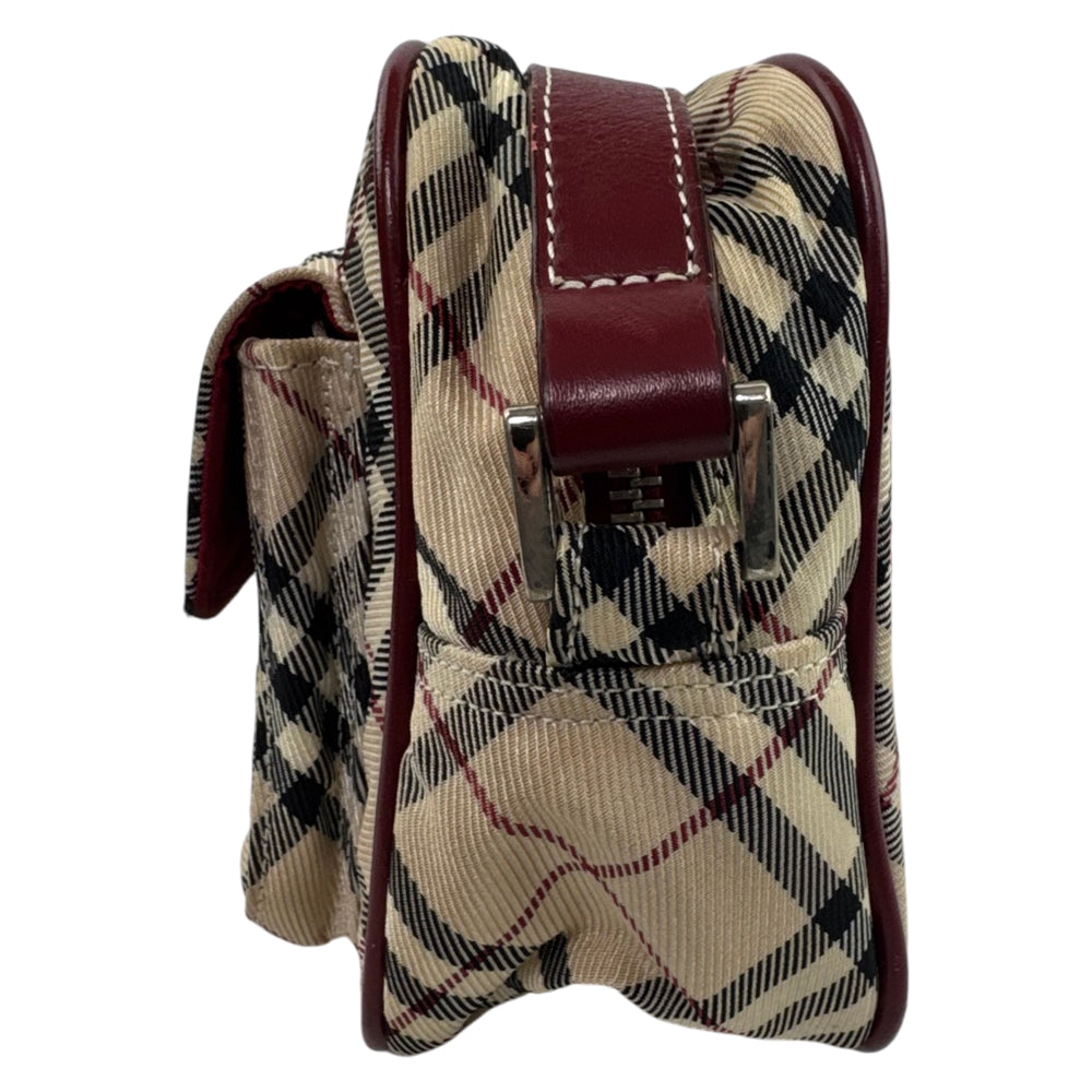 BURBERRY Blue Label Nova Check Shoulder Crossbody Bag LHQ2026