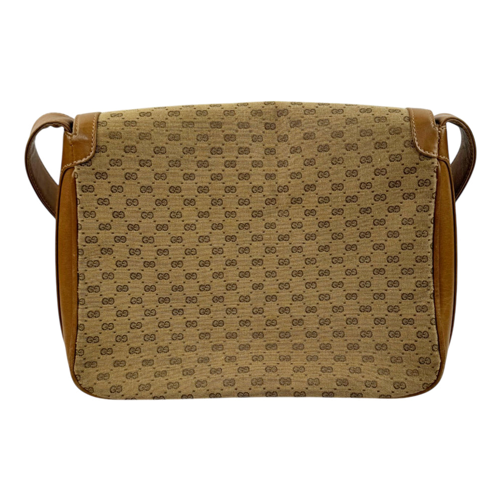 GUCCI Micro GG Brown Shoulder Bag LHQ2040