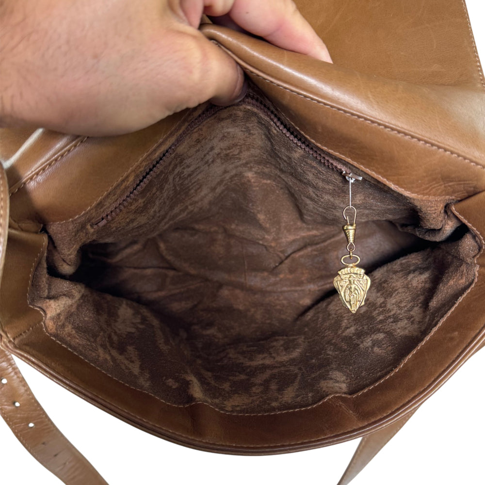 GUCCI Micro GG Brown Shoulder Bag LHQ2040