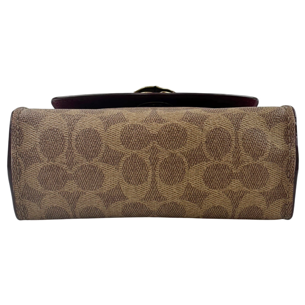 COACH Signature Parker Leather Shoulder Crossbody Bag LHQ2042