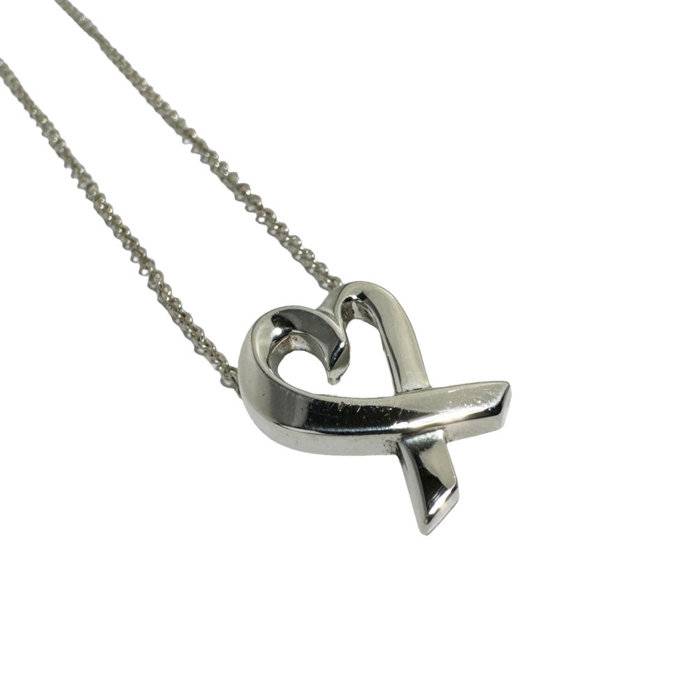 TIFFANY & Co. Collier Paloma Picasso Pendentif Coeur d'Amour Argent LHQ205