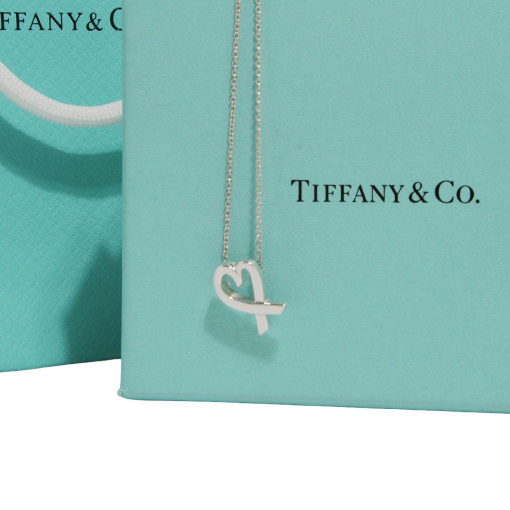 TIFFANY & Co. Collier Paloma Picasso Pendentif Coeur d'Amour Argent LHQ205