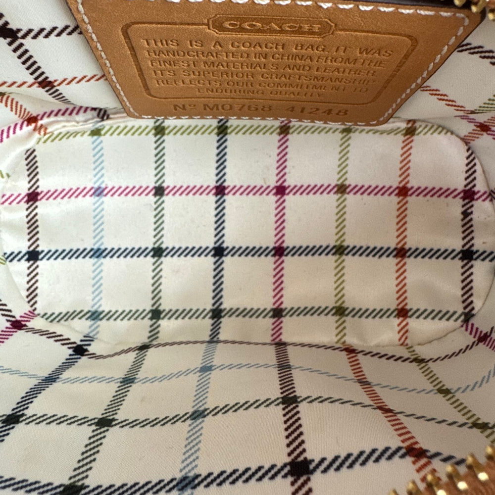 COACH Bleeker Street Straw Brown Tote Bag LHQ2054