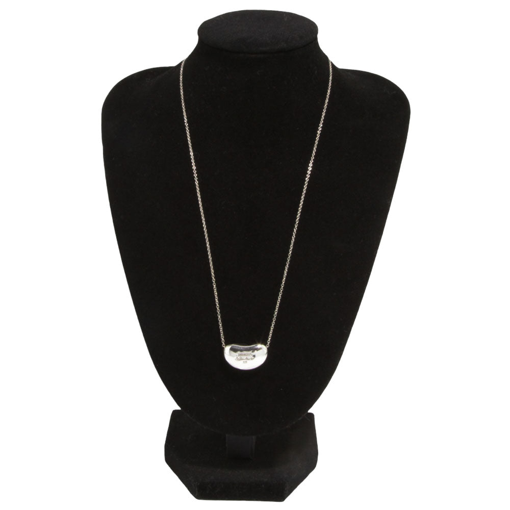 TIFFANY & Co. Collar Bean Pendant Plata LHQ207